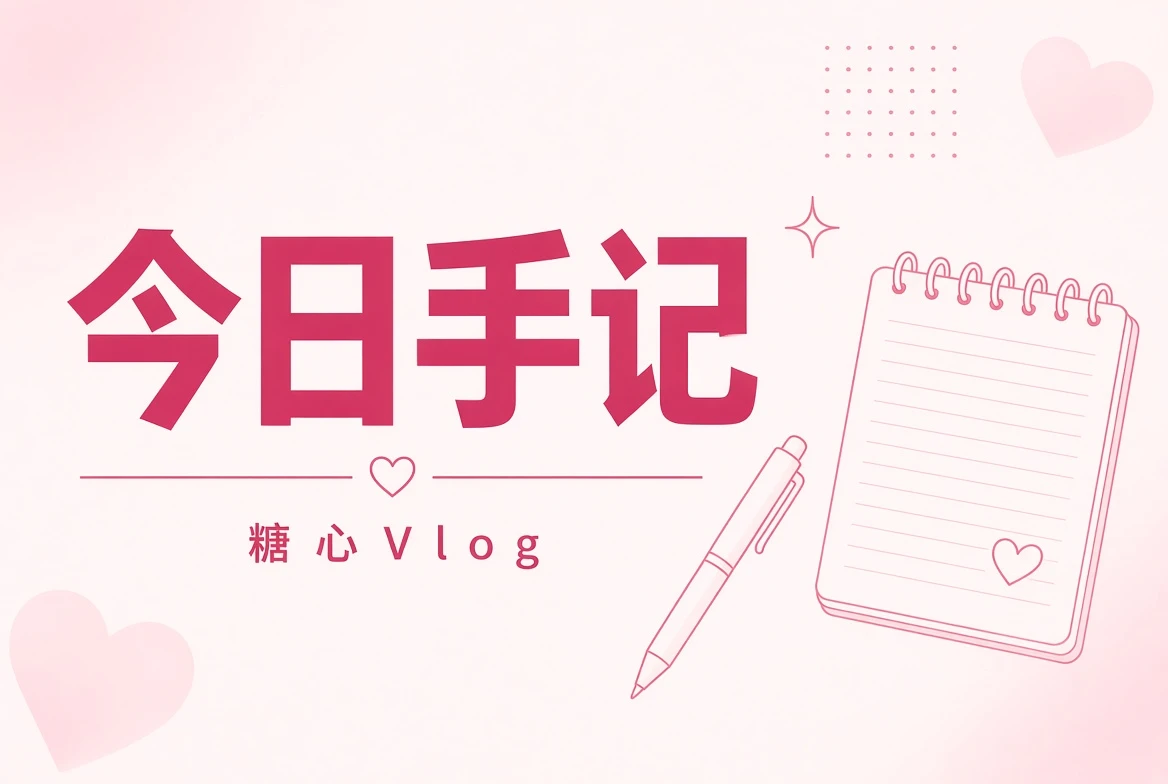 糖心Vlog今日手记记录