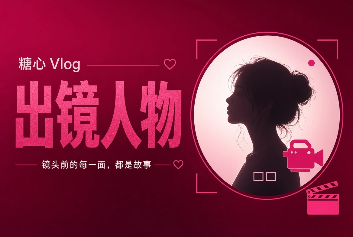 糖心Vlog出镜人物观察